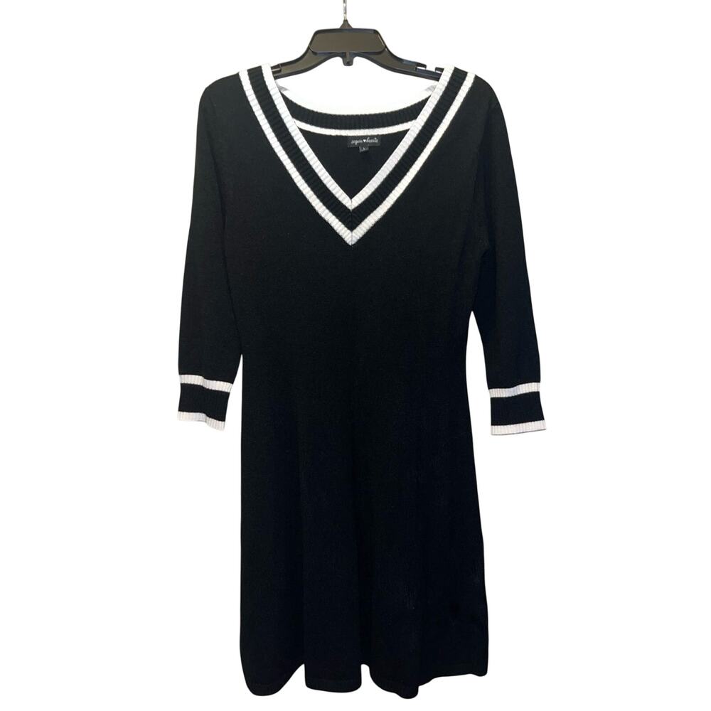Sequin Hearts Sweater Dress